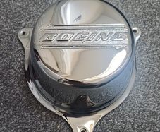 Authentic Boeing 727 Aircraft Wheel Hub Cover Polished Aluminium Aviation Display / Wall Art