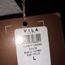 BNWT Gorgeous black and white monochrome Vila dress size L Image 3