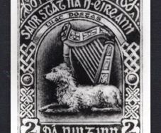 19?? Ireland Photo essay of unaccepted design by unknown artist with a Woldhour & Harp.