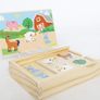 New Playtive Wooden Double Sided Dominoes (Animals & Numbers) Image 3