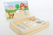3 New Playtive Wooden Games (Dominoes, Sliding Puzzle &amp; Magnetic Letters)