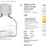 Nalgene Lexan Square Storage Bottle 30ml - 40 each Image 5