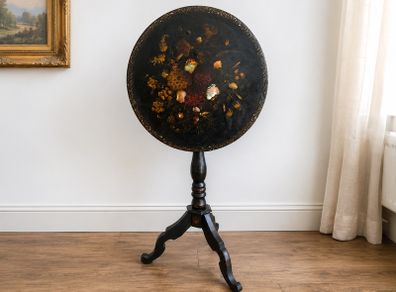 19th Century French Victorian Mother-of-Pearl Centre Table