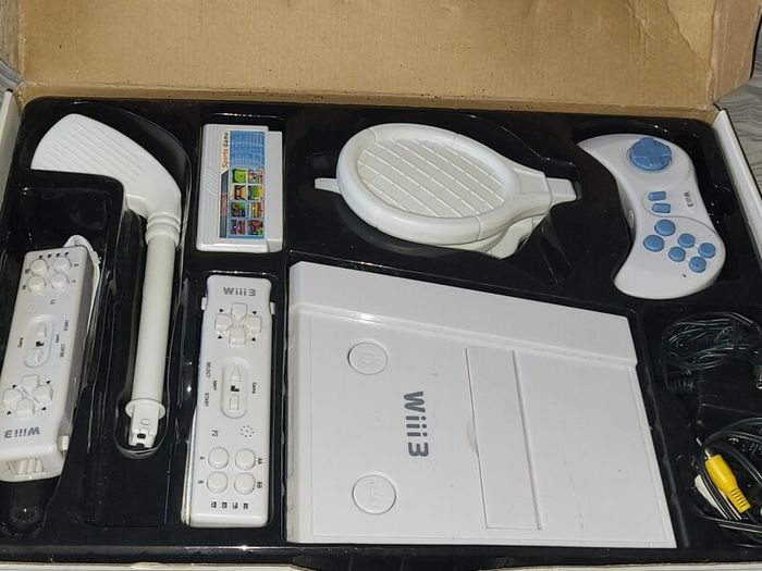 boxed wii 3 full entertainment system