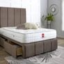 Hilton Divan Double & King Size Chesterfield Bed Frame With Mattress Opt Image 4