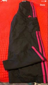 Girls adidas 3/4 length bottoms age 9/10