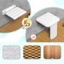 Folding Shower Seat for Bath Wall Mounted,Fold Up Shower Stool,Shower Chair Foldable with Legs,Fold Down Bathroom Stool for Elderly Image 2