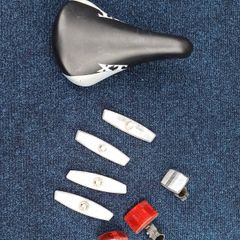 Kids bicycle seat wheel & safety reflectors 7pcs