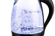 Glass Water Kettle with LED Lighting , 2200 Watts, 1.7 Liter, Boil-dry Protection, BPA Free (FREE POSTAGE)