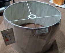 Beidge cloured lampshade