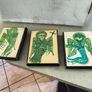 Set of 3 small plaques from Book of Kells is 14 x 10 CM. approx. Image 10