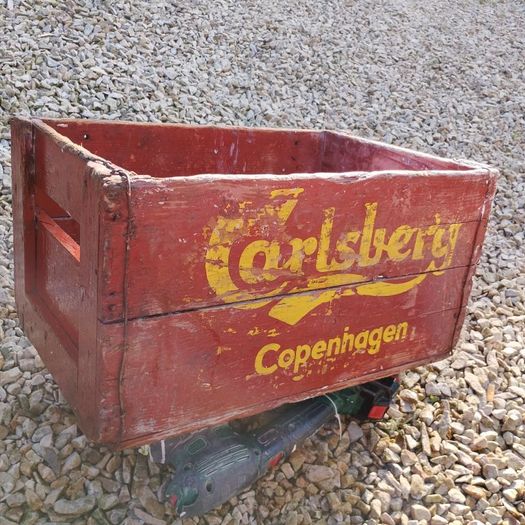 Calsberg vintage crate