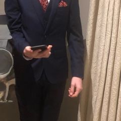3 x piece suit including shirt snd shoes for sale age 15-16 suitable for TY ball