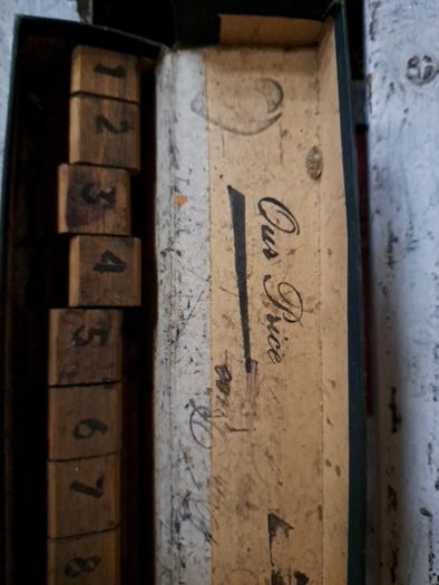 Vintage Wooden Number Stamps