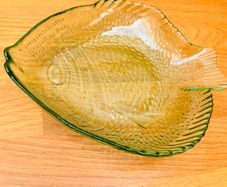 vintage glass dish
