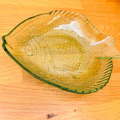 vintage glass dish