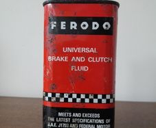 Vintage Ferodo Brake and Clutch Fluid Tin