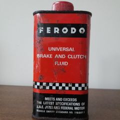 Vintage Ferodo Brake and Clutch Fluid Tin