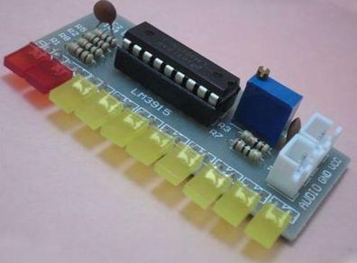Electronics DIY Kit (LM3915 Audio Level Indicator)