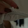 White Milkmaid Cottagecore Crop Top with Puff Sleeves Image 3