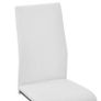 Cantilever Dining Chairs 4 pcs White Faux Leather Image 6