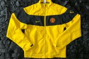 MANCHESTER UNITED Nike 2009/10 tracksuit jacket zip top windbreaker training M