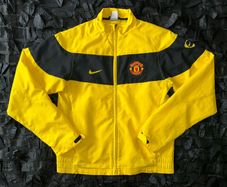 MANCHESTER UNITED Nike 2009/10 tracksuit jacket zip top windbreaker training M