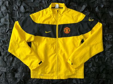 MANCHESTER UNITED Nike 2009/10 tracksuit jacket zip top windbreaker training M
