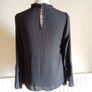 Size 8 Black River Island Blouse Top Image 3