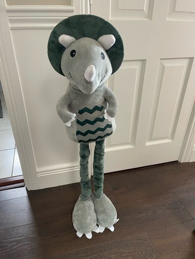 Dinosaur Soft Toy with Extendable Legs