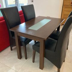 Table and 4 Chairs