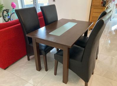 Table and 4 Chairs