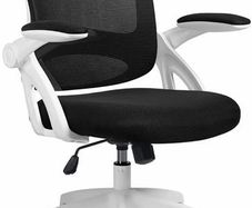 NEW SALE | Desk Chair Office Chairs 90Degree Flip-up Armrest Ergonomic Computer Chair Height Adjustable 360 Degree