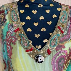 Derhy Paisley Print Kaftan Dress