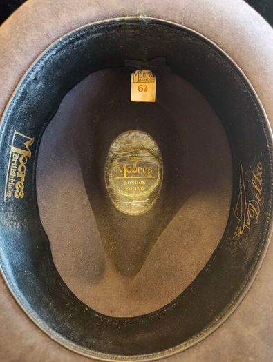 Vintage Moore's of London Delta fedora style hat