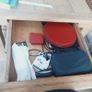 Solid Oak extendable Dining table with drawers Image 5