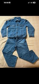 UNIQLO boys matching denim set 140cm