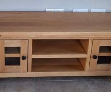 Devon Oak large TV unit