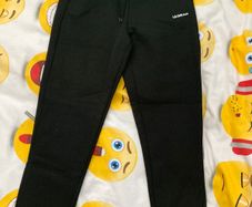 Woman black tracksuit bottoms size XS uk 8