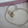 Pandora essence bracelet claps gold 14k (G585) size 19.5cm perfect condition fully hallmarked Image 4