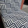 Pair of Vintage Chairs and Marble Top Coffee Table. Image 3