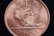 Ireland - 1968 - 1 Penny - Hen with Chicks - KM.11 - [269]
