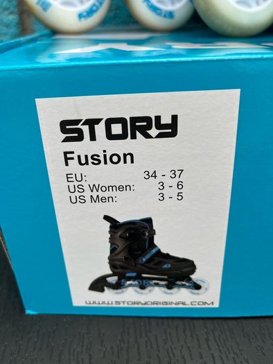 Story Fusion Adjustable Inline Skates with Leds