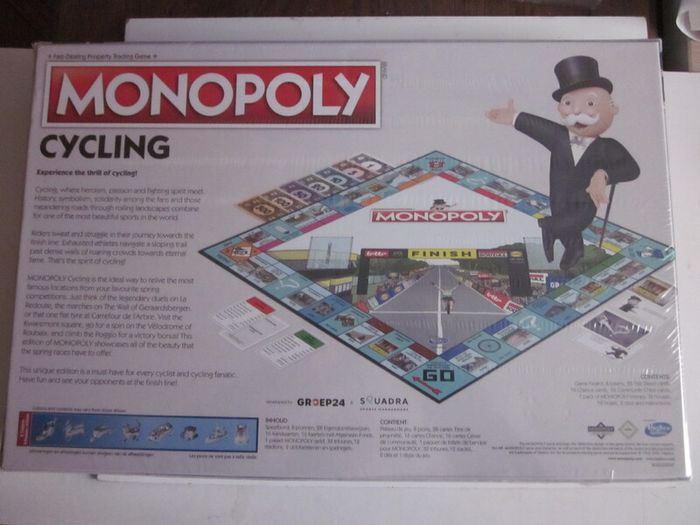 New & Sealed Hasbro Monopoly Cycling Presented By Soudal Limited Edition Game