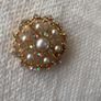 Brooch - Pearl and Iridescent Crystal Image 4