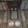 Dark grey 2-seater recliner sofa. As new. Wicklow Town. Image 7