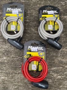 NEW Master Lock bike locks, with keys
