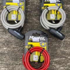 NEW Master Lock bike locks, with keys