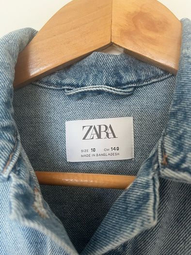 Zara Cotton Denim Jacket Age 10