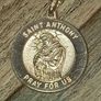 Silver necklace with Saint Anthony pendant Image 4